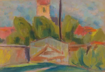 Village With A Church