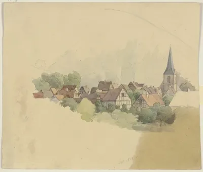 Village With Church 2