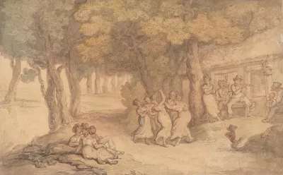 Villagers Merrymaking
