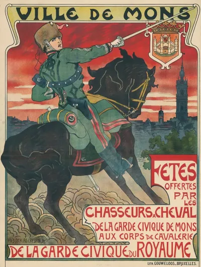 Ville De Mons Fetes Offertes Par Les Chasseurs A Cheval