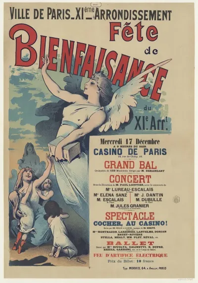 Ville De Paris Xie Arrondissement Fete De Bienfaisance Du Xie Arrondissement