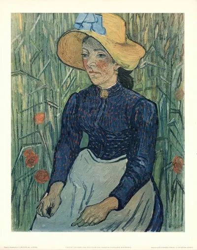 Vincent Van Gogh Girl With Straw Hat