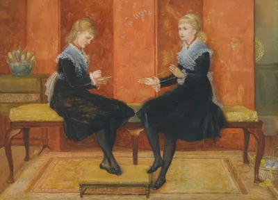 Violet And Lily The Daughters Of Edmund Routledge