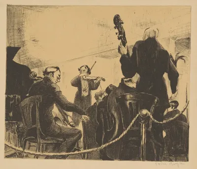 Violinist In Orchestra