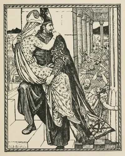 Virgilius The Sorcerer Carries Away The Princess Of Babylon