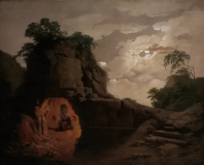 Virgils Tomb By Moonlight With Silius Italicus Declaiming