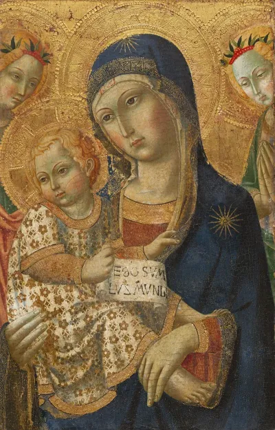 Virgin And Child Enthroned 3