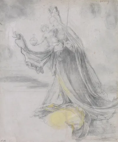 Virgin And Child In The Clouds 2