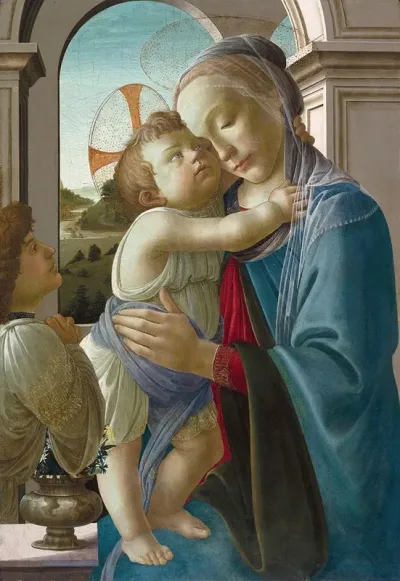 Virgin And Child With An Angel