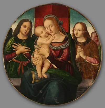 Virgin And Child With Angels 4