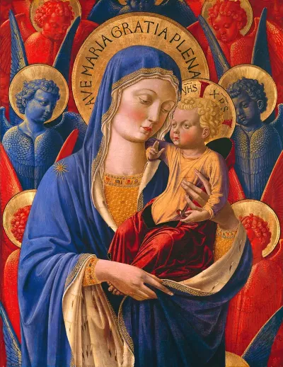 Virgin And Child With Angels 6