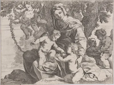Virgin And Child With John The Baptist
