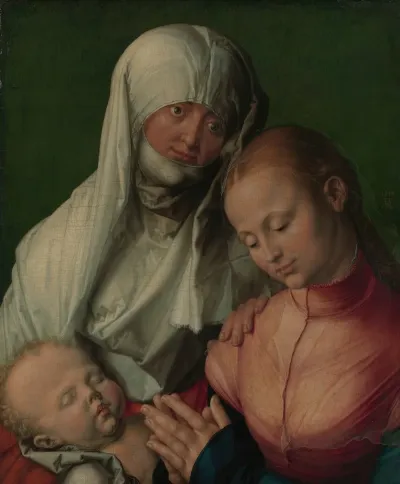 Virgin And Child With Saint Anne