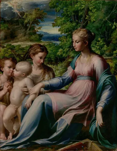 Virgin And Child With Saint John The Baptist And Mary Magdalene