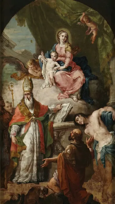 Virgin And Child With Saints 3