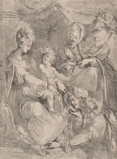 Virgin And Child With Saints 4