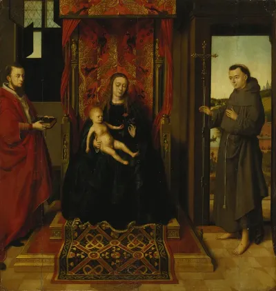 Virgin And Child With Saints Jerome And Francis 2