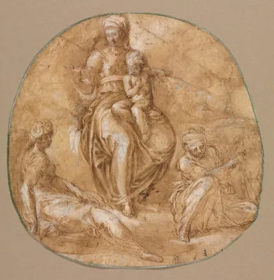 Virgin And Child With St Catherine Of Alexandria And Saint Anne 2