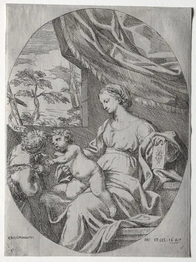 Virgin And Child With The Infant St John