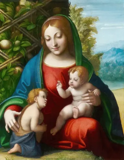 Virgin And Child With The Young Saint John The Baptist 2