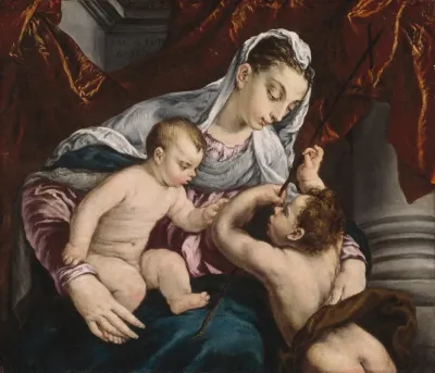 Virgin And Child With The Young Saint John The Baptist 4