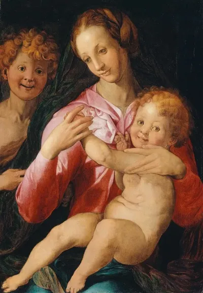 Virgin And Child With The Young Saint John The Baptist