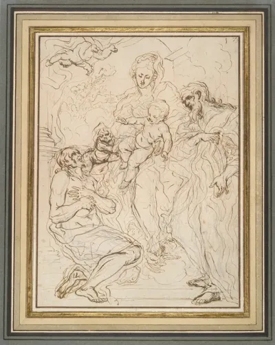 Virgin And Child With Two Saints 2
