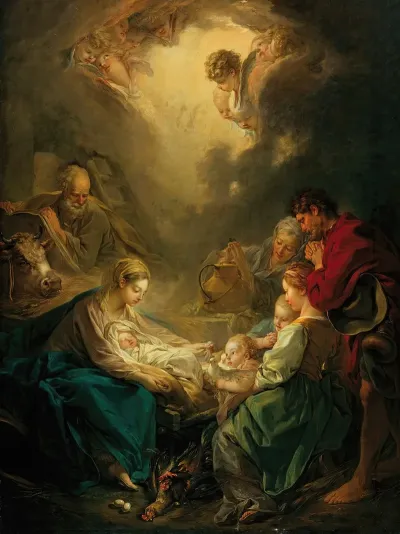 Virgin Attending To The Sleeping Christ Child 2