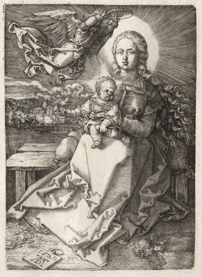 Virgin Crowned By An Angel