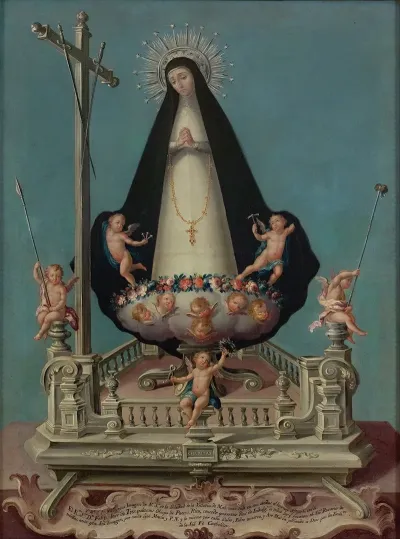 Virgin Of Solitude From The Minimos De La Victoria Convent