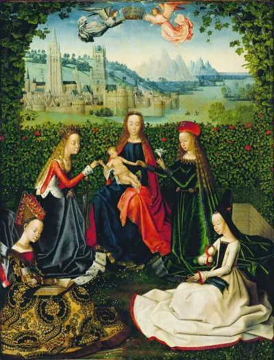 Virgin Of The Rose Garden