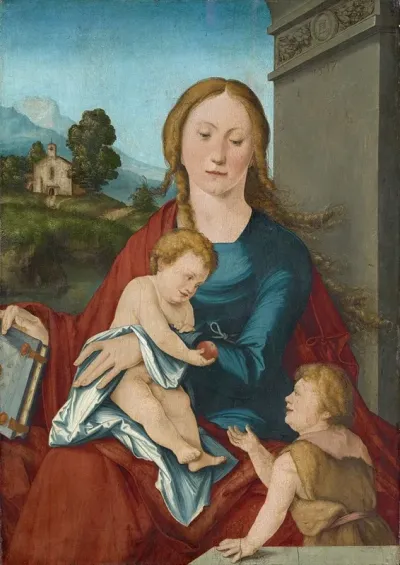 Virgin With Child And The Infant Saint John The Baptist
