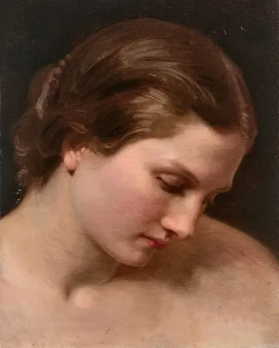 Visage De Femme De Profil