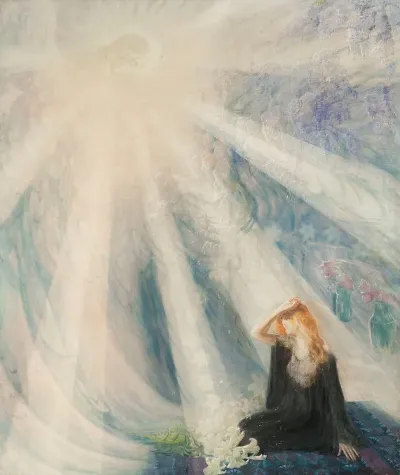 Vision Iii Sketch For Annunciation