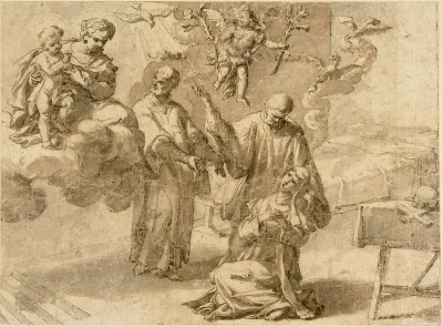 Vision Of Saint Catherine Of Siena