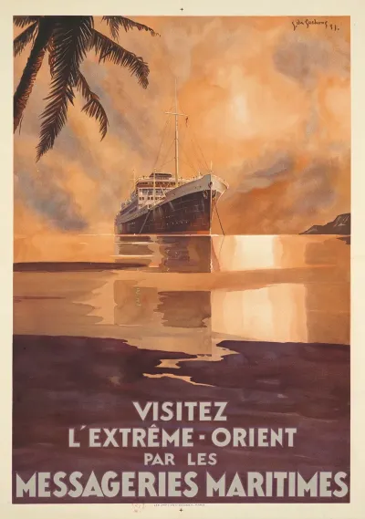 Visitez Lextreme Orient Par Les Messageries Maritimes