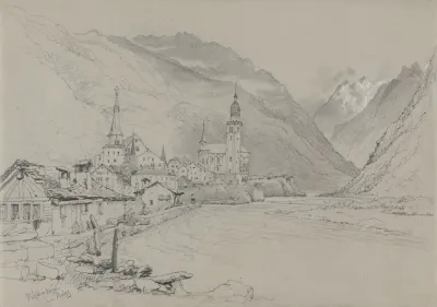 Visp Or Viege Near Brig