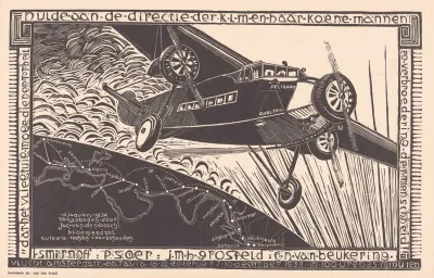 Vlucht Van De Pelikaan Van Amsterdam Naar Batavia In 1933