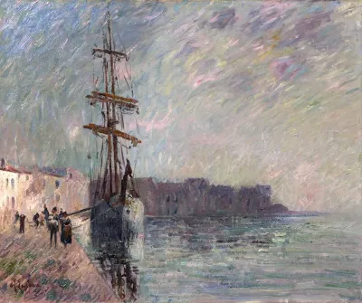Voilier Dans Le Port De Ferriere Les Martigues