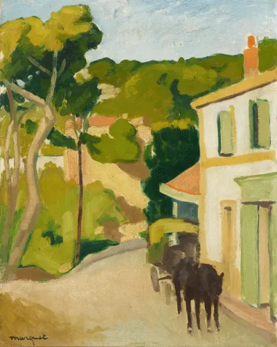 Voiture Sur La Route Destaque