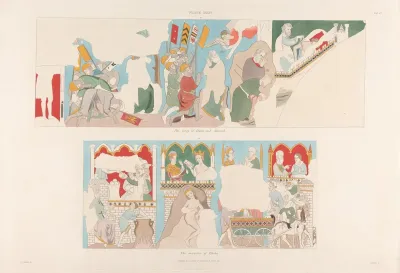 Vol 6 Plate Xxxiv The Story Of Elijah And Ahaziah The Miracles Of Elisha