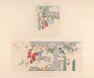Vol 6 Plate Xxxvi Continuation Of The Acts Of The Maccabees The Battle Of Judas Maccabeus With Timotheus And The Fall Of Maspha