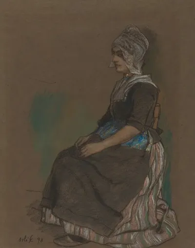 Volendam Girl In Costume