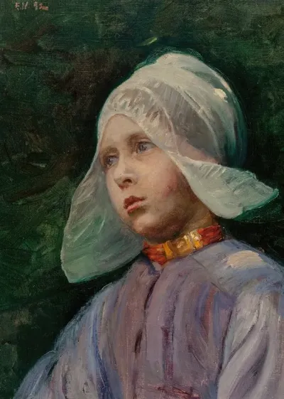 Volendam Head Little Girl