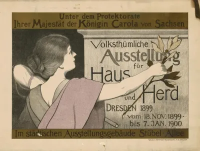 Volkstumliche Ausstellung Fur Haus Und Herd Dresden 1899