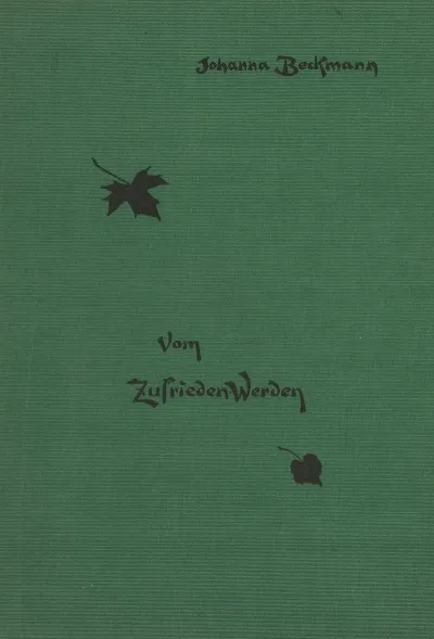 Vom Zufrieden Werden Pl 01