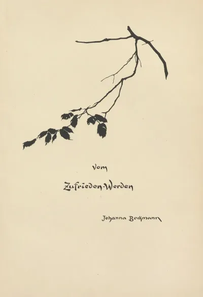 Vom Zufrieden Werden Pl 02
