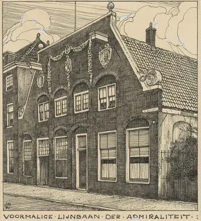 Voormalige Lijnbaan Der Admiraliteit Te Amsterdam
