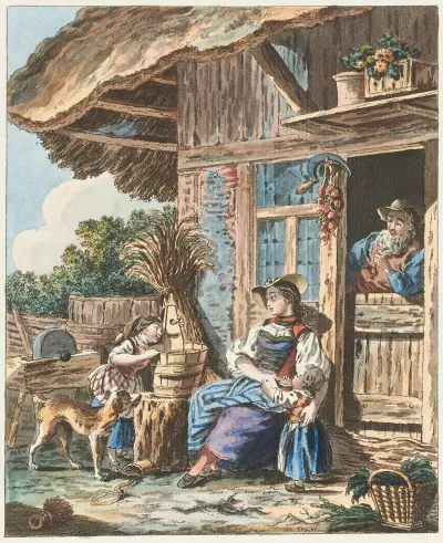 Vor Dem Bauernhaus