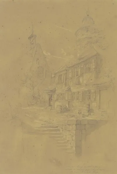 Vor Der Burg In Nurnberg